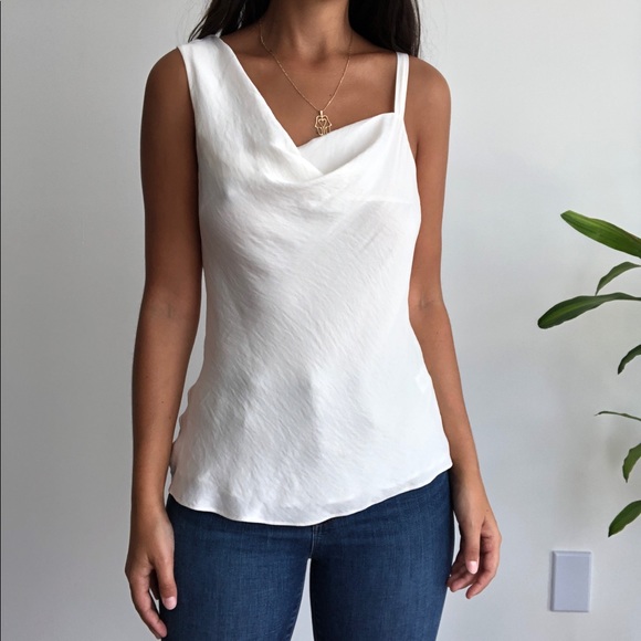 1. State Tops - RESERVED 1. State Cowl Neck Camisole Top in Ivory